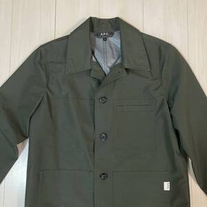 古着 A.P.C. カーキ　メンズ　コート　ジャケット Sサイズ　アーペーセー APC