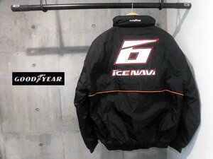 美品 GOODYEAR グッドイヤー ICE NAVI 6 アイスナビ 6 中綿 ジャケット LL/ブルゾン XL/ジャンパー/黒 ブラック/自動車 タイヤ