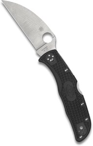 アウトドアナイフ 日本製 C243FPWCBK スパイダルコ エンデラ ウォーンクリフ ブラック 直刃 Spyderco サバイバルナイフ