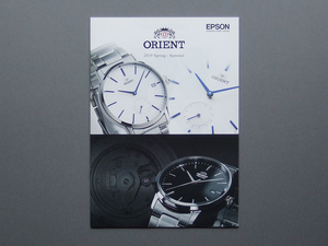 【カタログのみ】ORIENT 2019 Spring / Summer 検 春夏 オリエント エプソン 美品