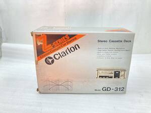 1円～　●Clarion/クラリオン GD-312A カセットデッキ アンプ 旧車　在庫未使用品