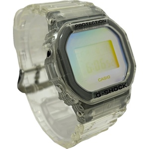 CASIO カシオ 腕時計 G-SHOCK ジーショック DW-5600SRS-7JF 稼働品 クリア レインボー 【未使用品】 22408K291