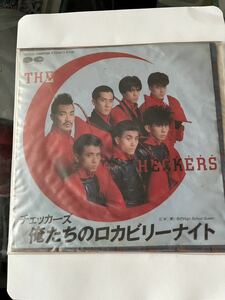 チェッカーズ「俺たちのロカビリーナイト」シングルレコード盤#４５回転☆送料無料☆