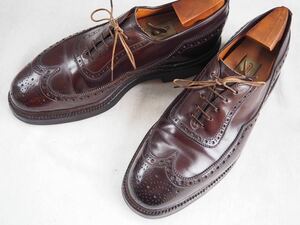 50s Lefcourt cordovan wing tip by Alden ロフコートアデレードコードバンウイングチップ 特注オールデン製