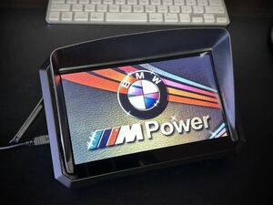 【7inch Carplay】ナビゲーション　バイクディスプレイオーディオ/スマートモニター　BMW起動ロゴ