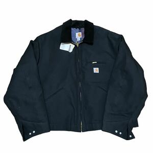 デッドストック Carhartt カーハート デトロイトジャケット USA製 ブラック 2XL 新品 ビンテージ　ダック