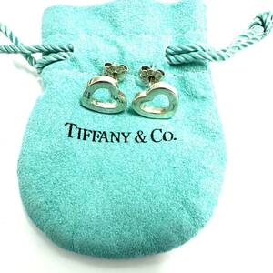 1円スタート ティファニー TIFFANY Co ピアス オープンハート アクセサリー シルバー 925 Tiffany SILVER ハート