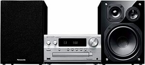 パナソニック CDステレオシステム Bluetooth対応 ハイレゾ音源対応 Tuned by Technics シルバー SC-PMX900-S(中古品)　(shin