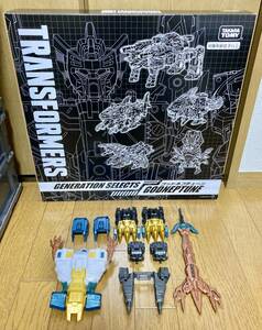 開封品 TF トランスフォーマー GENERATION SELECTS シーコンズ ゴッドネプチューン 非正規アップグレードパーツのおまけつき タカラトミー