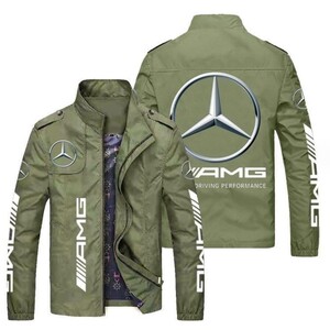 01★新品★メルセデス・ベンツ AMG★モータースポーツ ロゴ 冬服 防水防風ジャケット アウトドアスポーツウェア 釣り服