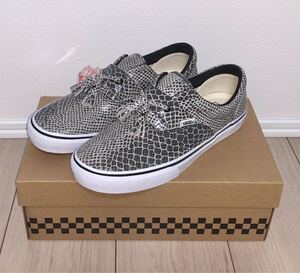 新品 VANS ERA SE TASSEL V95CF TL 26.5cm ヴァンズ バンズ エラ タッセル パイソン柄 スネーク柄ヘビ柄 蛇柄 ブラック ホワイト 黒 白