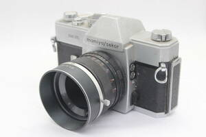 【訳あり品】 マミヤ mamiya/sekor 500 DTL Auto 50mm F2 M42マウント ボディレンズセット s3664