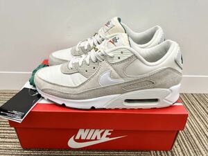 NIKE AIR MAX90SE”FIRSTUSE” US11☆USED☆21年製☆ナイキ エアマックス 90 SE ファーストユーズモデル☆セイル ホワイト グリーン