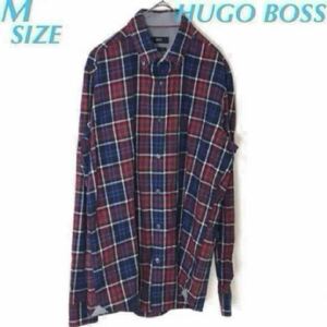 HUGO BOSS ヒューゴボス チェック柄 ボタンダウンシャツ B1938