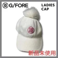 新品　未使用　G/fore ジーフォア　ぽんぽん付き　キャップ　レディース