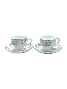 WEDGWOOD◆WEDGWOOD/ウェッジウッド/カップ&ソーサー/PLUM/2点セット/WHT