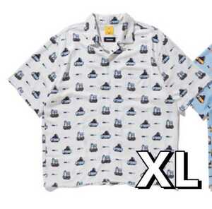 新品 完売品【XLサイズ】XLARGE×FR2 Box Logo S/S shirt アロハシャツ エクストララージ エフアールツー 佐藤ノア 限定コラボ 半袖 シャツ