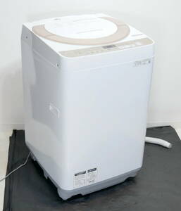 ★送料無料(R605-B199)SHARP シャープ 洗濯機 ES-KS70U 7.0kg 2019年製