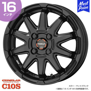 〔4本セット〕CIRCLAR サーキュラー C10S 16インチ 6.0J 40 4-100 ホイール4本 AME 共豊 スポーク