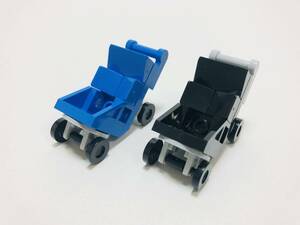 【新品未使用】レゴ　LEGO　ベビーカー　ブルー　ブラック　