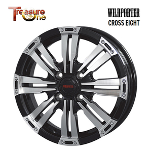 送料無料 トレジャーワン WILDPORTER CROSS EIGHT 4B-12 +42 4H-100 (12インチ) 4H100 4B+42【4本セット 新品】