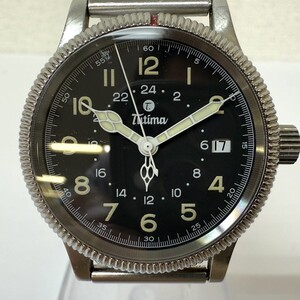 I829-K18-5881◎ Tutima チュチマ フリーガー GMT デイト メンズ 腕時計 自動巻き 稼働