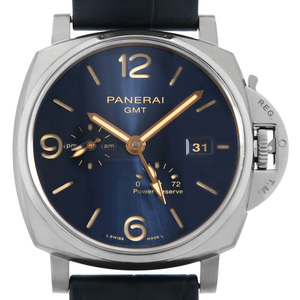 パネライ ルミノール ドゥエ 3デイズ GMT パワーリザーブ オートマティック アッチャイオ PAM00964 V番 中古 メンズ 腕時計