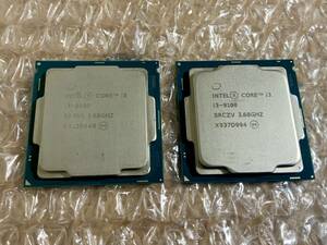 【intel Core i3-9100,8100 2個SET】CPU　1円スタート売り切り　ジャンク　中古　動作PC分解救出品　送料全国一律２3０円