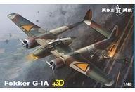 中古プラモデル 1/48 オランダ・フォッカー G-1A 双発戦闘機 3Dプリント付き(MicroMir) [AVM48016+]