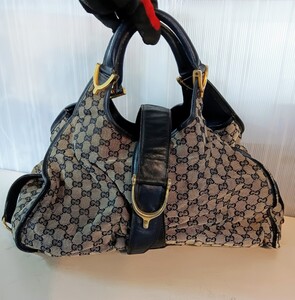 【１円スタート】GUCCI グッチ トートバッグ レザー ハンドバッグ レディース　E0566