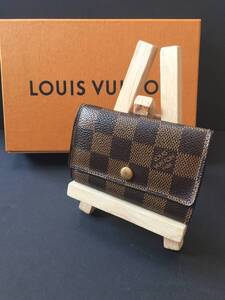 ルイヴィトン LOUIS VUITTON ６連キーケース ダミエ・ミュルティクレ　製造番号：ＣＴ００１６　★リペア品です。★