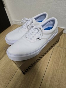 used vans era white us11 バンズ エラ 白 29.0 ホワイト 数回着用