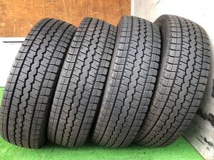 ★溝Good！★195/80R15 ダンロップ ウインターマックス 4本セット　867-2-0