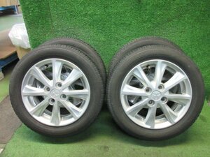 三菱 純正 14インチ 14x4.5J PCD100 +46 4H 155/65R14 4本　ekカスタム ekクロス ekワゴン 等　　2024.5.1.O.9-1F　24040922