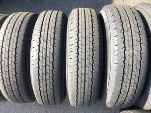 新車外し 195/80R15 LT 107/105L DUNLOP SP175nダンロップ 4本 HIACE 200ハイエース NV350キャラバン デリカ BONGOボンゴ 2019年製送料無料