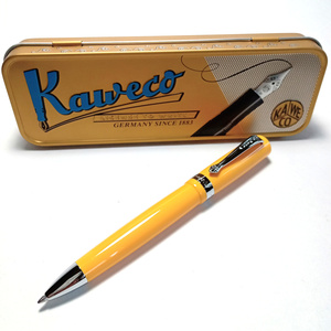 【kwb8】新品　KAWECO　カヴェコ　スチューデント　STUDENT　ボールペン　ドイツ製　イエロー　黄色