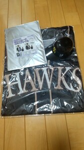 ソフトバンクホークス Softbank HAWKS Wアニバーサリー ユニフォーム 一度開封 Lサイズ & ミニヘルメット & ポストカードミニファイル大関