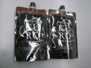 ★c☆☆VALANROSE バランローズ KUROクリームシャンプー 400g ダークブラウン 未使用品　２個まとめて