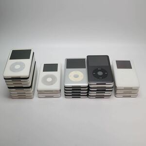 01) Apple iPod classic A1238~A1136 24個まとめ売り ジャンク