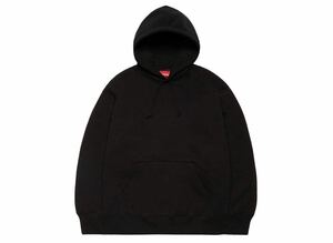 Supreme Satin Applique Hooded Sweatshirt Black シュプリーム サテン アップリケ フーディー スウェットシャツ ブラック