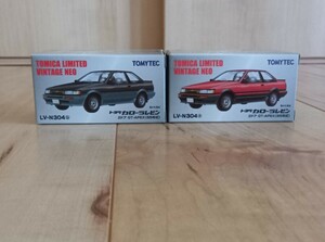 トミカ リミテッド ヴィンテージ ネオ トヨタ　カローラレビン　AE86 LV‐N304a.LV‐N304b