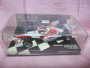 ミニチャンプス 1/43 F1 PANASONIC TOYOTA RACING SHOWCAR 2004 C.da Matta