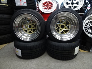 スターシャーク（ゴールド）10Ｊ-14　12Ｊ-14　コーリンプロジェクト　225/40Ｒ14　ＬＢ88　245/525-14　街道レーサー