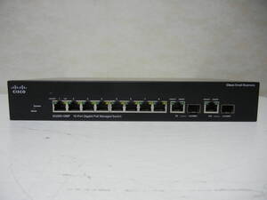 《》【訳あり中古】Cisco SG300-10MP Small Business 10-Port Gigabit PoE Managed Switch 初期化