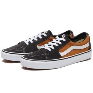 ☆VANS SK8-LOW 濃灰/薄茶/白 27.0cm バンズ スケート ロウ 定番 SK8 VN0A5KXDALQ