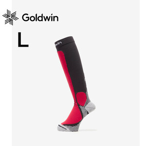 【H-88】 GOLDWIN　ゴールドウイン　光電子ウィンターグリップハイソックス（C3fit／ユニセックス） GC62302 カラー：RB サイズ：L