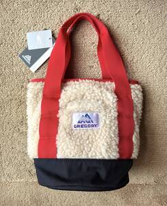 別注・希少★ GREGORY × BEAMS BOY / BOA LANTERN BAG / NATURAL / グレゴリー ビームス 巾着 ハンドバッグ バッグ モコモコ