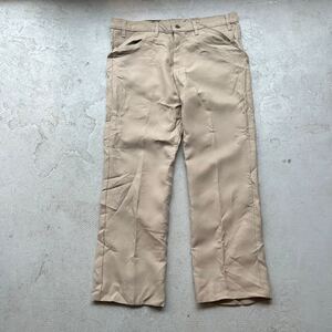 リーバイス Levis ビンテージ 70s 80s スタプレスト STA-PREST スタプレ スラックスパンツ W37程 ベージュ アメリカ USA製 デニム 60s 90s