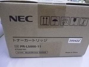 【領収書対応】NEC　トナー　　PR-L5000-11　　CT202181　 