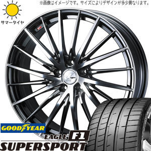 245/35R21 サマータイヤホイールセット アルファード etc (GOODYEAR SUPERSPORT & LEONIS FR 5穴 114.3)